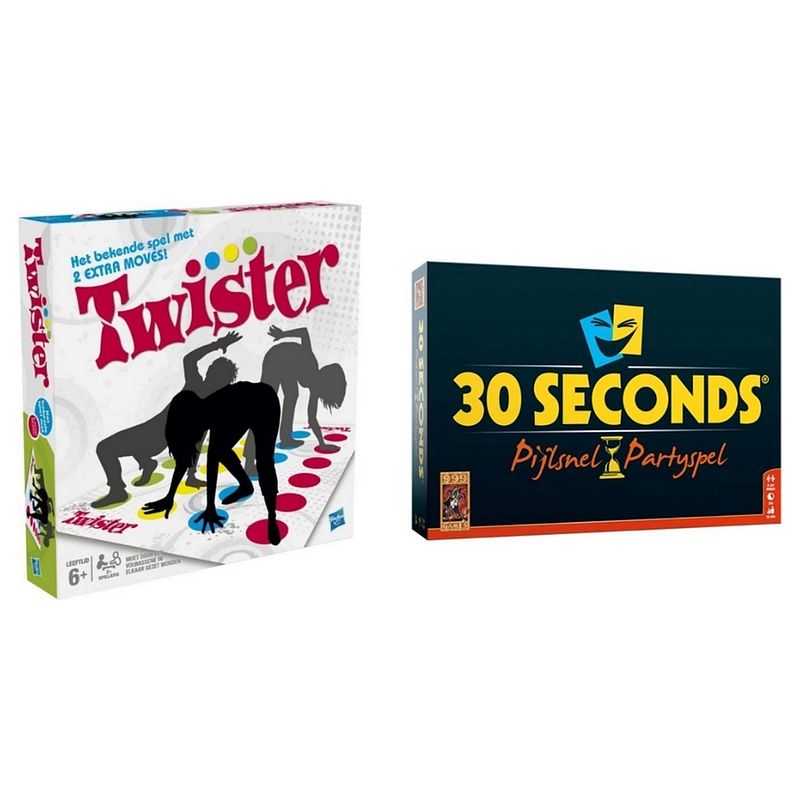 Foto van Spellenbundel - 2 stuks - twister & 30seconds