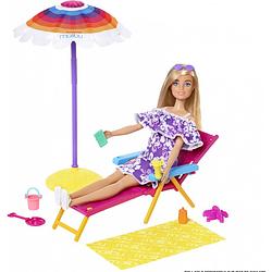 Foto van Barbie strandset loves the ocean meisjes geel/roze 5-delig