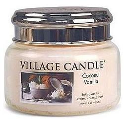 Foto van Village candle village geurkaars coconut vanilla boter vanille room kokos musk - small jar
