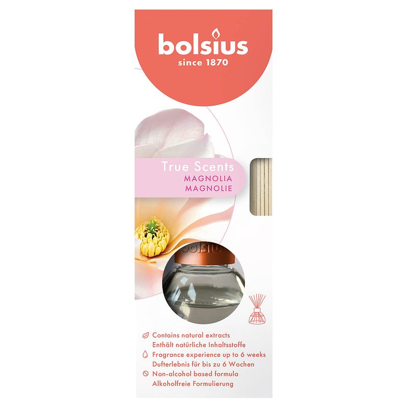 Foto van Bolsius geurverspreider true scents - magnolia - 45 ml