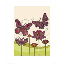Foto van Pyramid valentina ramos butterflies kunstdruk 60x80cm