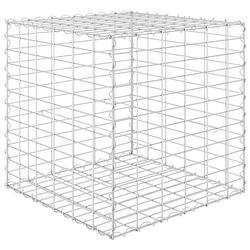 Foto van Vidaxl gabion plantenbak verhoogd kubus 60x60x60 cm staaldraad