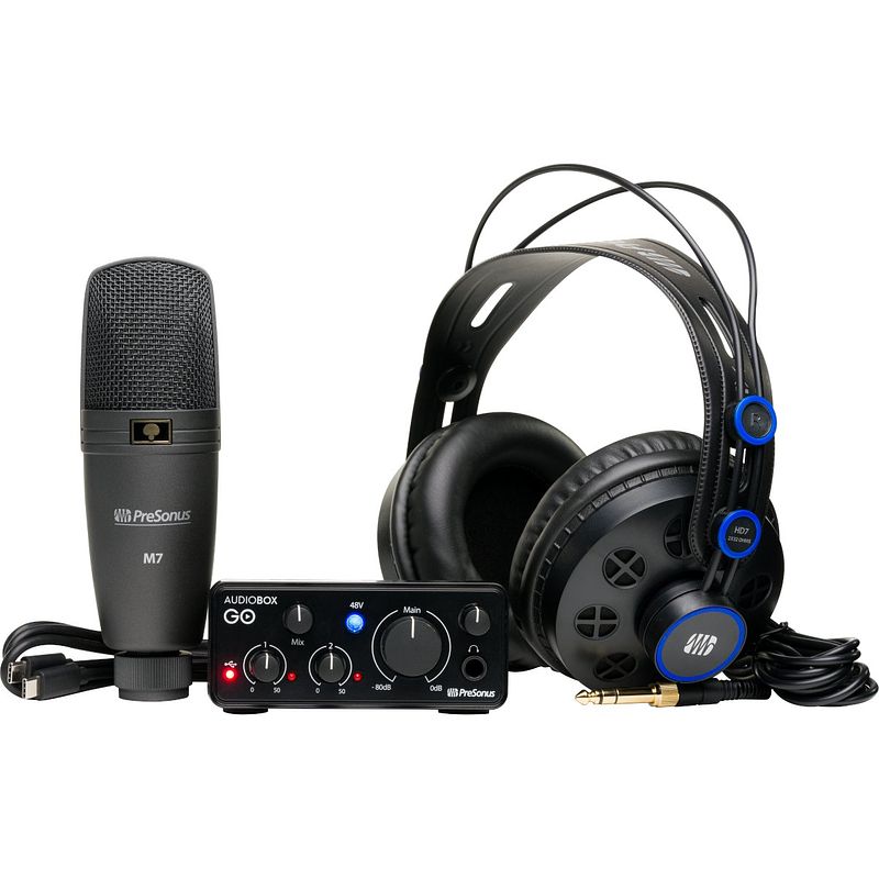 Foto van Presonus audiobox go creator bundle studio recording bundel met software