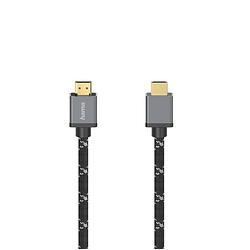 Foto van Hama ultra high-speed hdmi-kabel, connector-connector, 8k, metaal, 3,0 m tv accessoire zwart