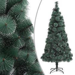 Foto van Vidaxl kunstkerstboom met standaard 120 cm pet groen