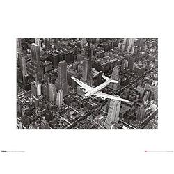 Foto van Kunstdruk time life dc4 over manhattan 60x80cm