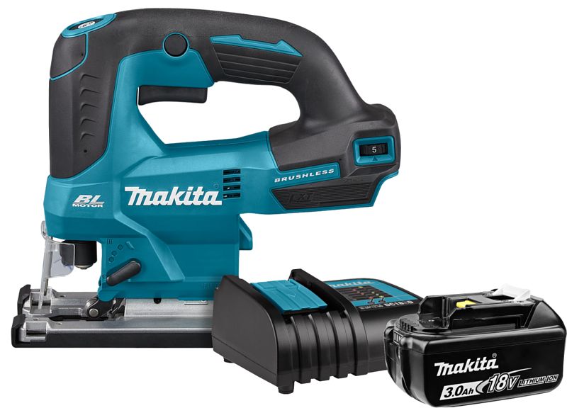 Foto van Makita djv184z + 3,0 ah accu en lader