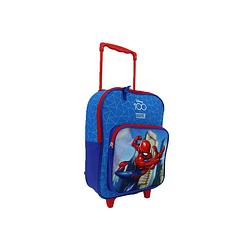 Foto van Marvel spiderman jongens trolley rugzak 2 vakken 38x29x15