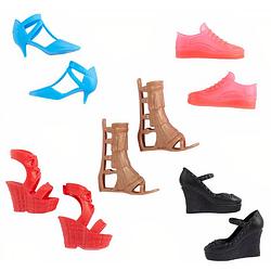 Foto van Barbie schoenen tienerpoppen meisjes 5 paar