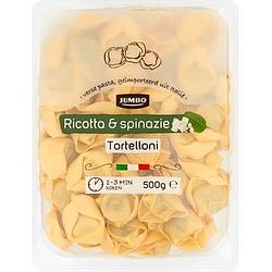 Foto van Jumbo verse pasta tortelloni met ricotta & spinazie 500g