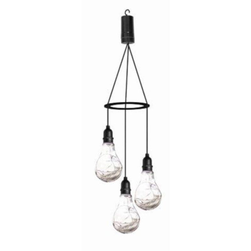 Foto van Luxform hanglamp apollo led 1,5v 7,8 x 15,5 cm transparant