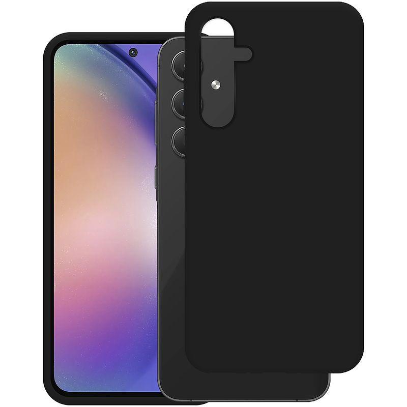 Foto van Just in case soft tpu case voor samsung a55 telefoonhoesje zwart