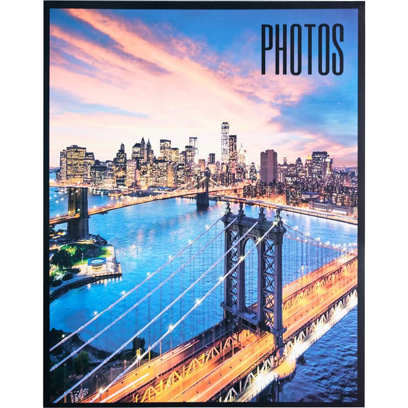 Foto van Grupo erik fotoalbum new york paperback 13 x 20 cm blauw