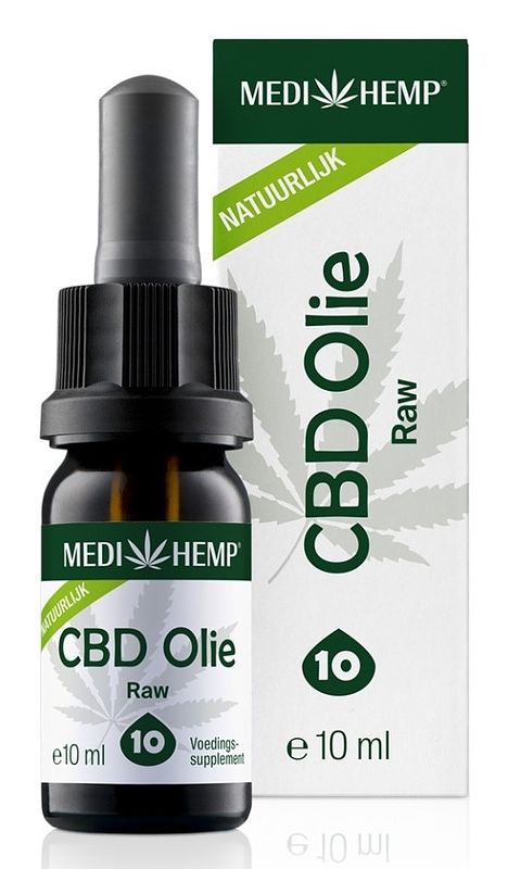 Foto van Medihemp cbd olie raw 10%