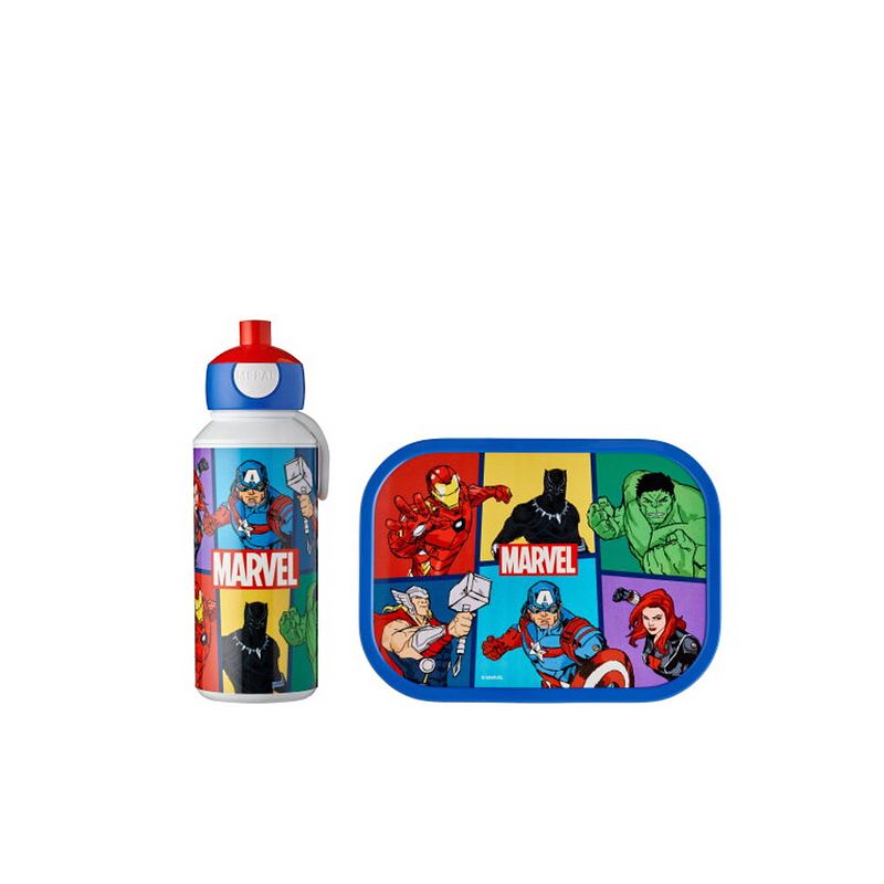 Foto van Mepal - campus lunchset (pop-up drinkfles en lunchbox) - avengers