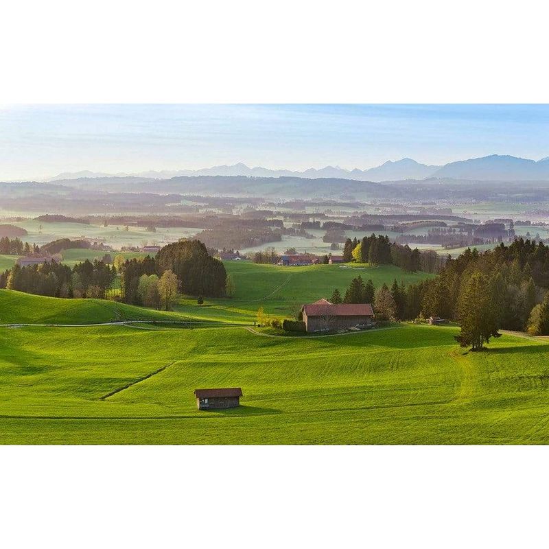 Foto van Komar paradiesisches bayern vlies fotobehang 450x280cm 9-banen