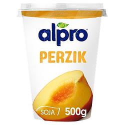 Foto van Alpro plantaardige variatie op yoghurt perzik 500g bij jumbo