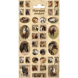 Foto van Funny products stickervel horses junior papier 35 stuks