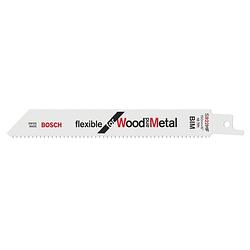 Foto van Bosch accessories 2608656039 reciprozaagblad s 922 hf, flexible for wood and metal, verpakking van 2 stuks zaagbladlengte 150 mm 2 stuk(s)