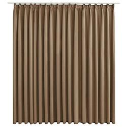 Foto van The living store gordijn taupe 290x245cm - premium polyester