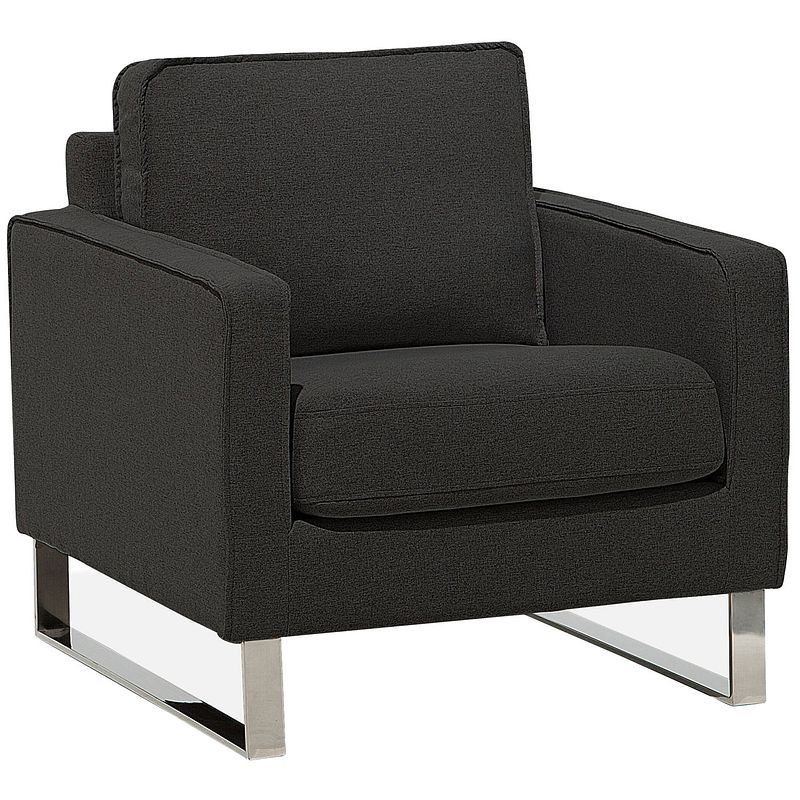 Foto van Beliani vind - fauteuil-grijs-polyester