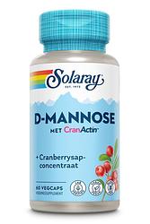Foto van Solaray d-mannose met cranactin capsules