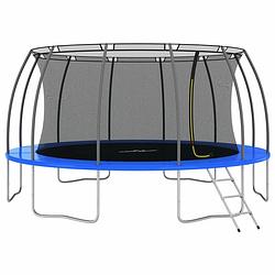 Foto van Vidaxl trampolineset rond 150 kg 488x90 cm