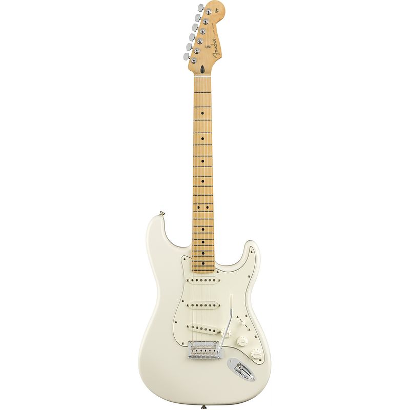 Foto van Fender player stratocaster polar white mn