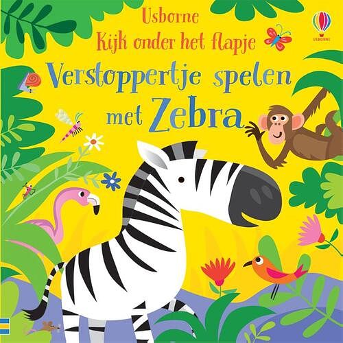 Foto van Verstoppertje spelen met zebra - hardcover (9781474980890)