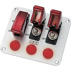 Foto van Tru components auto bedienpaneel tc-r18-p3a 12 v/dc 20 a 1x uit/aan continu 1 stuk(s)