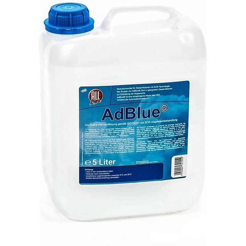 Foto van Adblue 5 liter voor dieselsysteem - complete oplossing met tuit inbegrepen