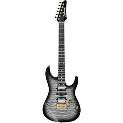 Foto van Ibanez premium az47p1qm black ice burst elektrische gitaar met gigbag