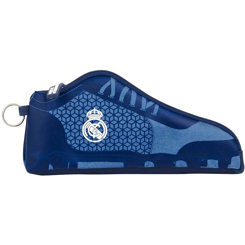 Foto van Real madrid cf etui junior 24 x 10 cm polyester blauw