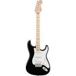 Foto van Fender custom shop eric clapton stratocaster mn black met deluxe koffer en coa