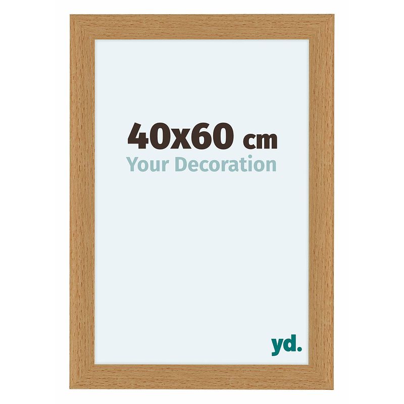 Foto van Como mdf fotolijst 40x60cm beuken