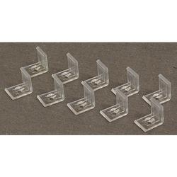 Foto van Jb systems flexi led ii clips alu hoekprofiel 15x15mm (10 stuks)