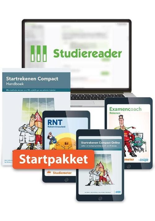 Foto van Studiereader startrekenen compact startpakket - astrid van roosmalen - paperback (9789463263115)