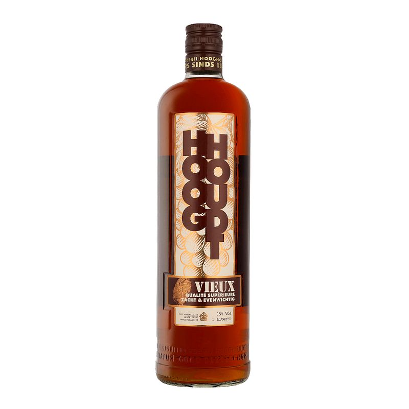 Foto van Hooghoudt vieux 1ltr brandy