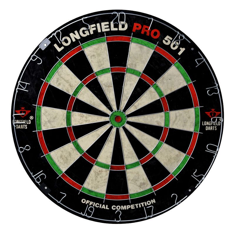 Foto van Longfield pro 501 wedstrijd dartbord