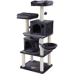 Foto van Nancy'ss kattenboom xl 152 cm - luxe kattenhuis - krabpaal - katten - kat