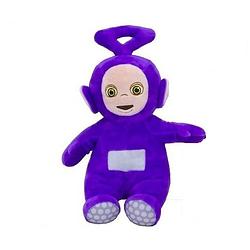 Foto van Pluche teletubbies speelgoed knuffel tinky winky paars 25 cm - knuffelpop