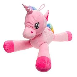 Foto van Lg-imports knuffel eenhoorn junior 40 cm pluche roze