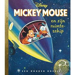 Foto van Mickey mouse en zijn ruimteschip - gouden boekjes