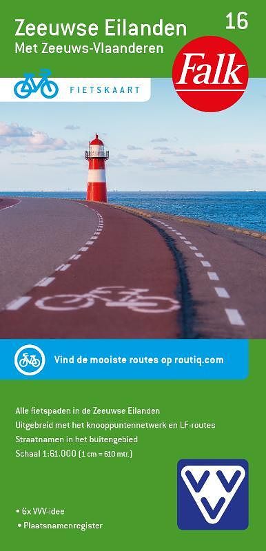 Foto van Falk vvv fietskaart 16 zeeuwse eilanden - pakket (9789028704985)