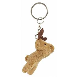 Foto van Pluche sleutelhanger eland knuffel 6 cm - knuffel sleutelhangers