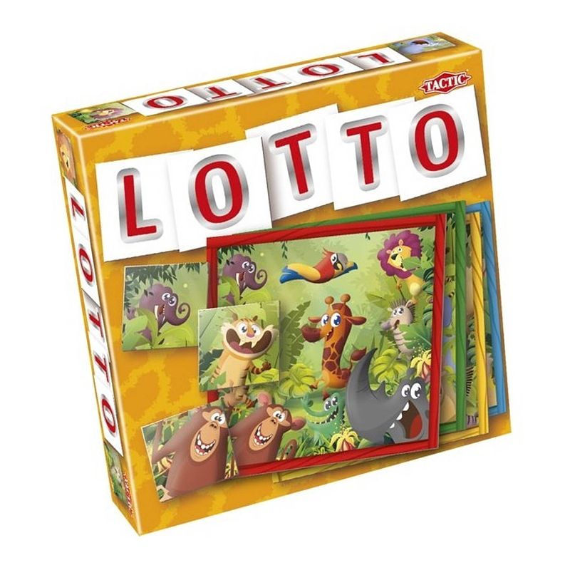 Foto van Tactic gezelschapsspel jungle lotto junior 22 cm karton nl