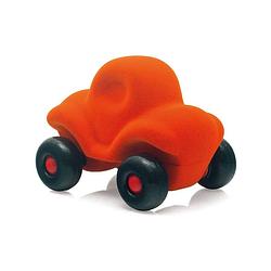Foto van Rubbabu kleine grappige auto oranje