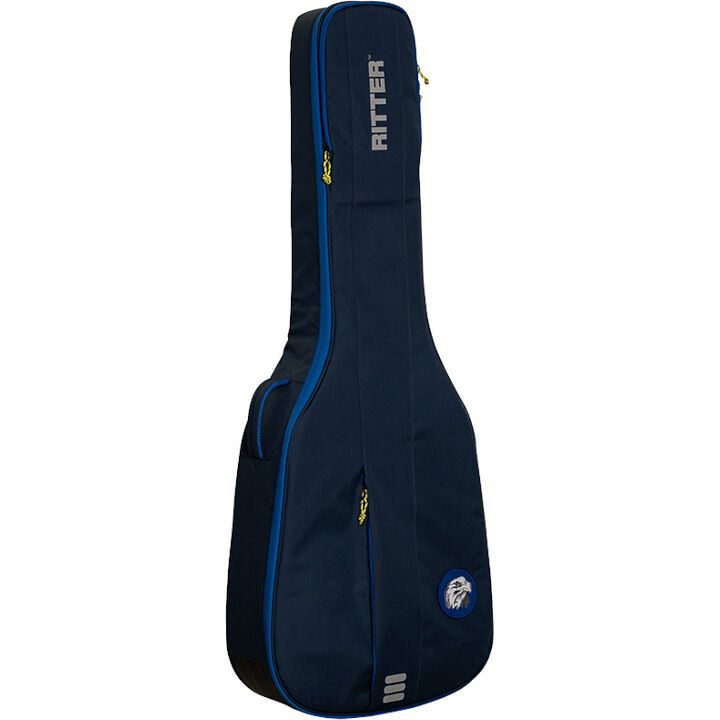 Foto van Ritter bags carouge rgc3-ab/abl gigbag voor akoestische basgitaar blauw