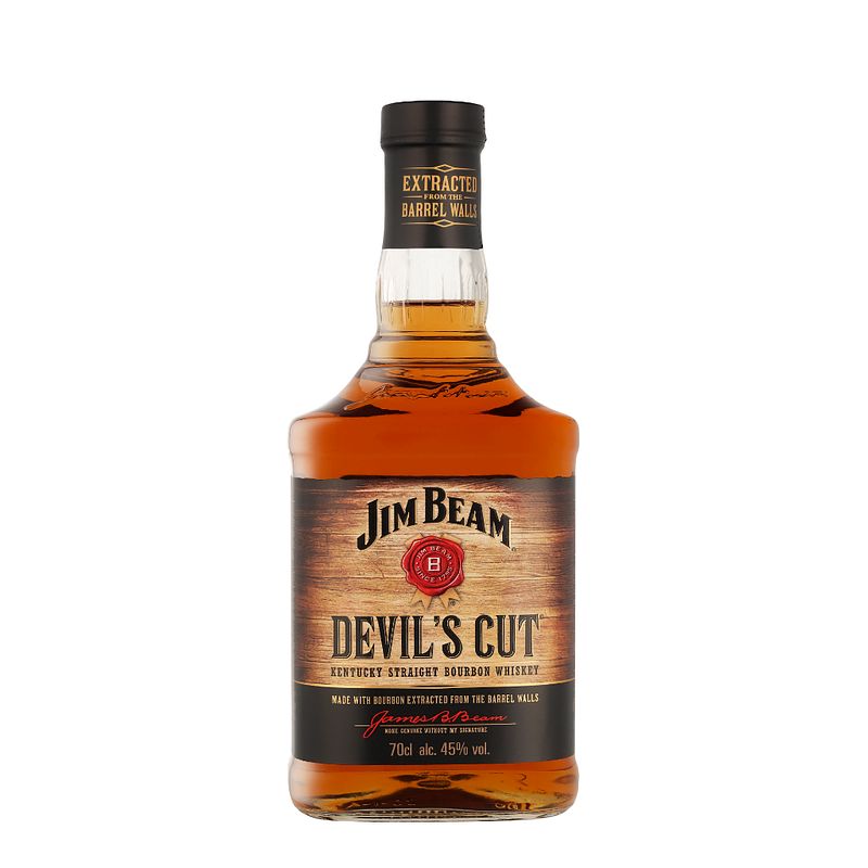 Foto van Jim beam devil'ss cut 70cl whisky