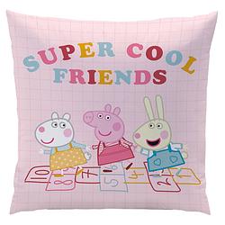 Foto van Peppa pig kussen super cool - 40 x 40 cm - polyester